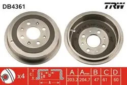 Kampana Arka 10-G.Punto-Corsa.D 1.2 203,2mm