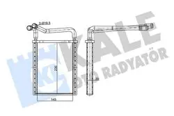 Kalorifer Radyatörü 06-11 Accent.Era 1.4İ-1.5Crdi-1.6İ