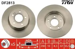 Fren Diski Arka W203 02-07 Cl203 02-08 S203 02-07 C209 02-09 A209 03-10