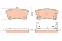 Fren Balata Arka 12-Cr-V 2.0-2.2İ-2.2Di