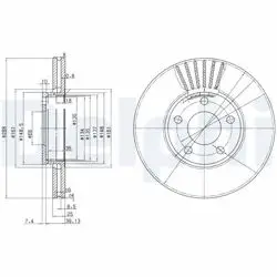 Fren Diski Ön Exeo Passat B5 00-/ 100 90-A4 A6 97-/ Exeo 09-/ Superb I 01-15 Jant Havalı 288mm