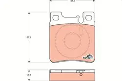 Fren Balata Arka Mercedes E Serisi W210 98-03 S Serisi W140