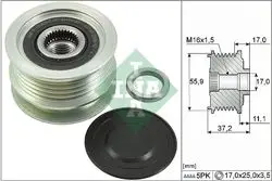 Alternatör Kasnağı 98-07 Clio.2-Kng-Mgn-Log 1.5 DCI 5 Kanallı Valeo 120Ah