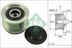 Alternatör Kasnağı 01-04 A4 1.6İ-1.8İ-2.0İ (Aof-50)