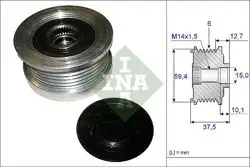 Alternatör Kasnağı 03-07 Accent-Getz-Matrix 1.5Crdi For:Denso