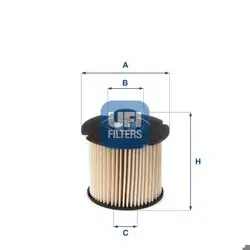 Mazot Filtresi 14-Pt.208-301-308-508-2008-3008-5008-C3-C4-C5-Ds3-Prt-Brl-Exp-Jmp 1.6-2.0Hdi Euro6