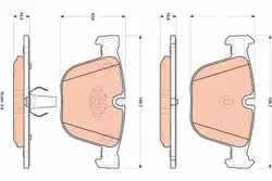 Fren Balata Arka 10-X5 (E70-F15-F85) X6 (E71-E72-F16-F86)
