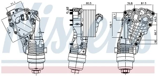 Yağ Soğutucusu + Filitre Komple B-38 / 48 F-39 / 40 / 45 / 48 / 60