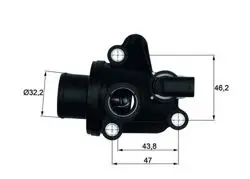 Termostat 87°C 98-A-Seri (W168)