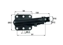 Termostat 82°C 02-5-Seri (E60-E61) 7-Seri (E65-E66-E67)