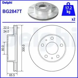 Disk On 98-07 Bxr-Jmp-Dct 1.8Kg