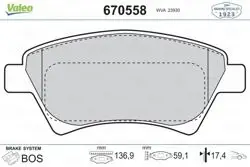 Fren Balata Ön 03-06 Megane.II 1.5-1.6-2.0