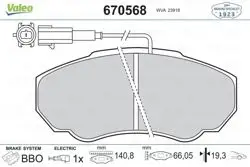 Fren Balata Ön 02-Dct-Bxr-Jmp 1.4Kg