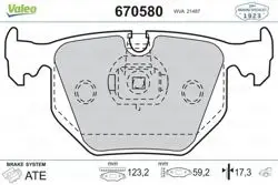 Fren Balata Arka 3S-E46 7S-E38 X3-E83 X5-E53