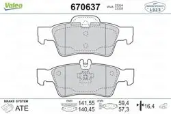 Fren Balata Arka 03-W211 E200-220-240 CDI
