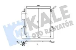 Klima Radyatörü (Kondenser) 06-15 L200 2.5Di-D *4D56-Td*