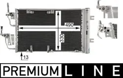 Klima Radyatörü (Kondenser) Astra.H 1.3D-1.7D *Z13dth-Z17dth* (Bf2)