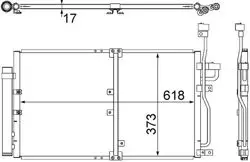 Klima Radyatörü (Kondenser) Antara-Captiva 2.0D *Z20dmh*