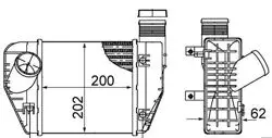 Turbo Radyatörü (Intercooler) 05-12 Aı.A6 2.0Tfsi- TDI