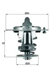 Termostat 85°C 03-Accent.Admıre.Era-Getz-Cerato-Rio 1.5Crdi