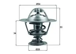 Termostat 88°C 94-H100 03-Sorento 2.5Crdi