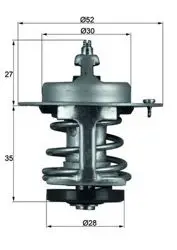 Termostat 78°C <05 Civic 1.3-1.4-1.5-1.6 16V