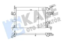 Radyatör 01-Corsa.C 1.4 16V *Z14xe* + Ac