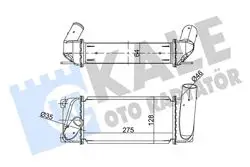 Turbo Radyatörü (Intercooler) 13-Corolla-Auris 1.4 D4d