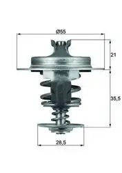 Termostat 83°C Prt-Brl-Expr-Jmpy-Scd-Bxr-Dct-Jmp 1.9D-TD 2.0Hdi-JTD