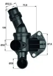 Termostat 87°C Golf.V-Jetta.III 2.0Fsi *Axx*