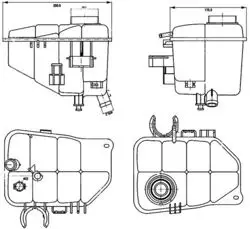 Genleşme Kavanozu 01-C-Seri (W203) + Sns