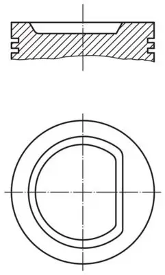 Motor Piston Segman P306 P605 P405 Ym P806 Zx Xantia Evasıon Xu10j2 / Xu10j2c (Tepe 5,02 Cukur) 86,60mm (0,60 Farklı)