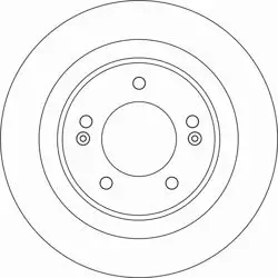 Fren Disk Arka (Hyundai i30 1.6 CRDI 2011 / 2017 Hyundai i30 1.6 GDI 2011 / 2017 Hyundai i30 1.6