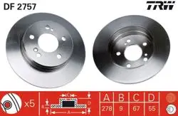 Fren Diski Arka Mercedes W124 Düz 278mm