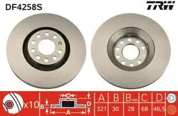 Fren Diski Ön A4 97 > 08 A6 97 > 05 / Exeo 09 > Kutu Tek Fiyat Takım Havalı 321mm