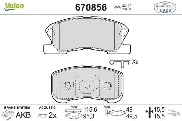 Ön Fren Balatası Daihatsu Sirion 98-04 Yrv 01-