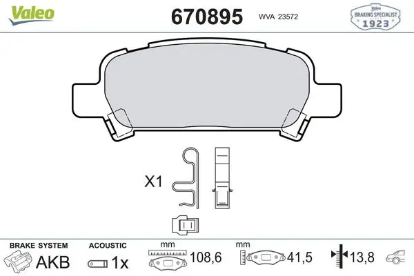 Arka Fren Balatası Subaru Forester 2.0 97-02 Impreza 98-05 Legacy 98-03 Outback 00-03