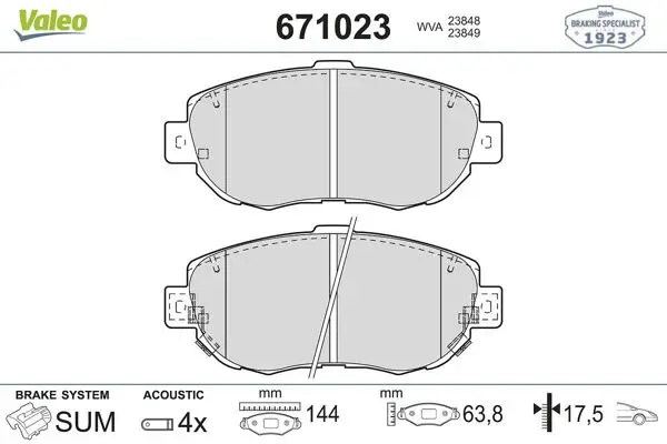 Fren Balatası Ön Lexus Gs 300 3.0 06 / 91-03 / 05 Lexus Gs 400 4.0 08 / 97-12 / 00 Lexus Gs 430 4.3 07 / 00-12