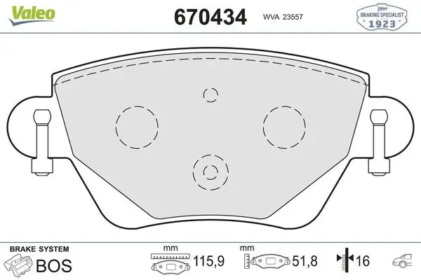 Fren Balata Arka 01-08 Mondeo