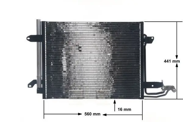 Klima Radyatörü Kondenser (VW: Caddy III 1.9 TDI 03-08) 8Fc351301-054