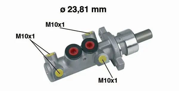Fren Ana Merkez Partner Berlingo 1.9 P406 Em 2.0 < 00 Abssız Cap:23.80mm