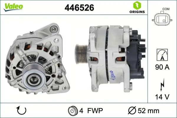 Alternatör 90A 14V Dacia Logan II 17-1.0 Sce Nissan Micra V (K14) 1.0 16 -