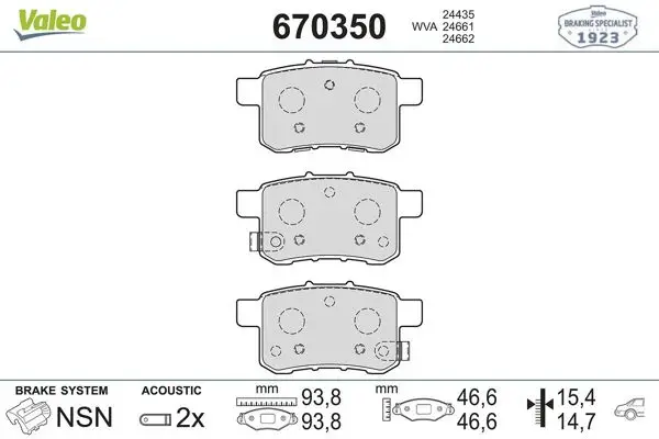 Fren Balata Arka 08-Accord 2.0-2.2-2.4