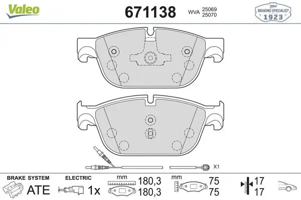 Fren Balatası Ön Peugeot 308 10-508 Citroen C5 2 2Hdı 09 -