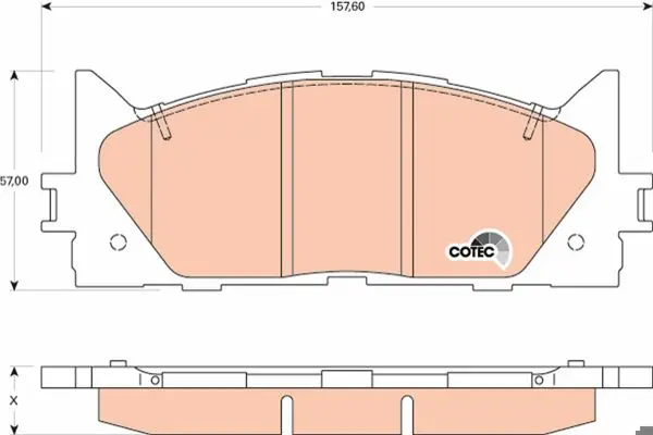 Fren Balatası Ön Toyota Camry 06-11