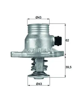 Termostat (105°) BMW E38 E39 M60 62
