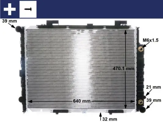 Motor Su Radyatörü W210 95-00 S210 96-03