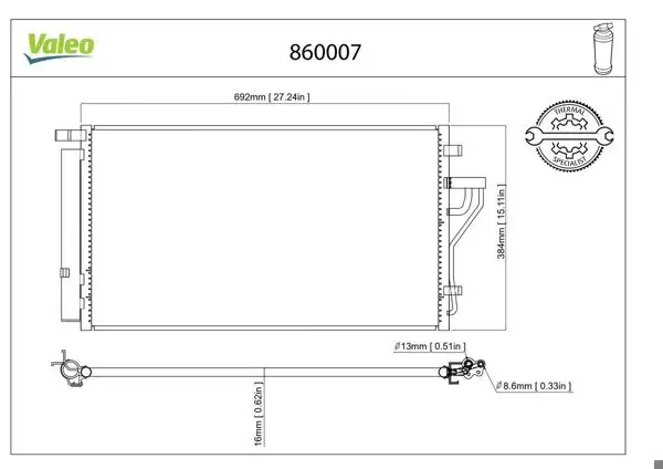Klima Radyatörü Hyundai Ix35 Kia Sportage 1.6 Benzinli 2010 -