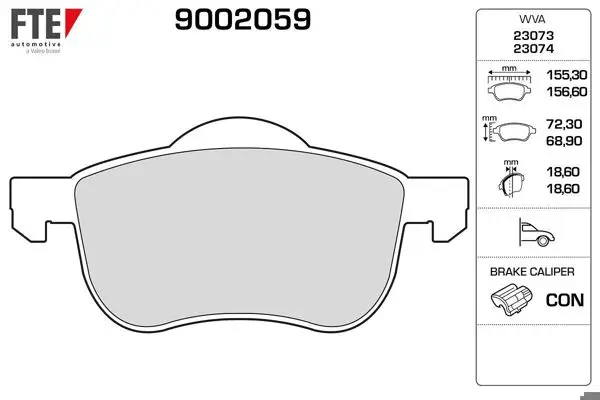 Ön Fren Balatası Volvo S60 01-S80 98 06 V70 I II 97-Xc70 00 -
