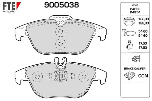 Fren Balatası Arka X204 08-15 W204 07-14 S204 07-14 C207 11-16 A207 10-16